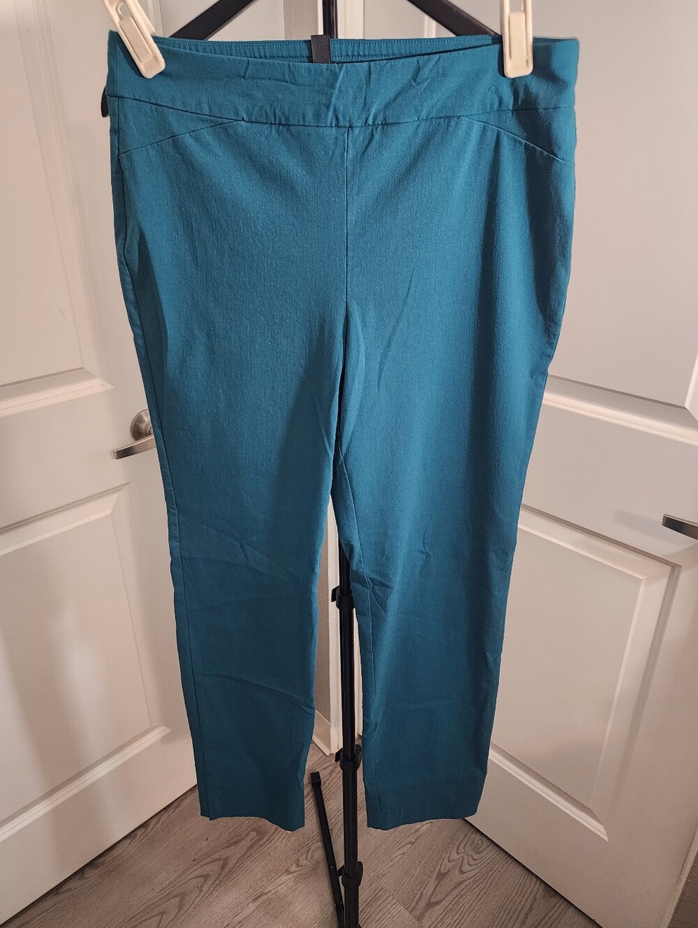 JM Collection Teal Pull On Pants Size M